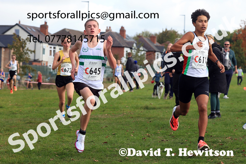 Boys Under-16s 2026 Northern Cross Country Relays, Graves Park, Sheffield. Photo: David T. Hewitson/Sports for All Pics